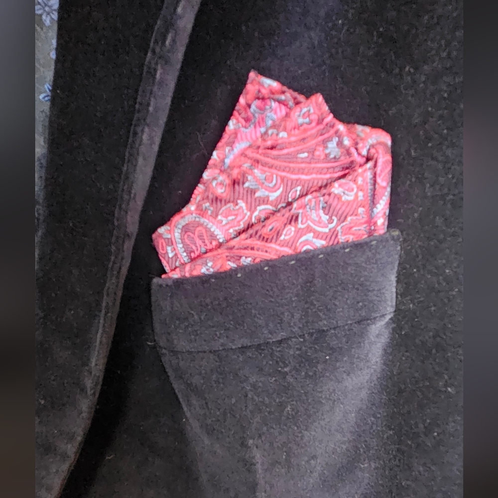 Linea Uomo Men's Velvet Blazer Size 48 Suit Jacket Coat - Picture 3 of 13